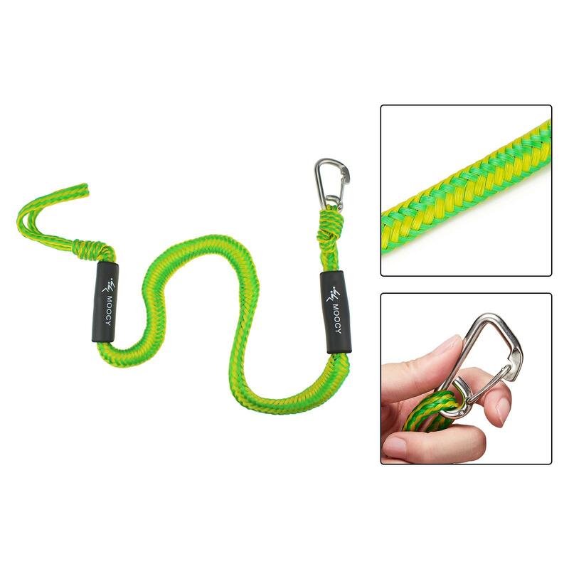 Boat Bungee Dock Line 4ft with Loop Boat Ropes for Docking Boat Ties to Dock Bungee Dock Line Boat Dock Rope for Dinghy