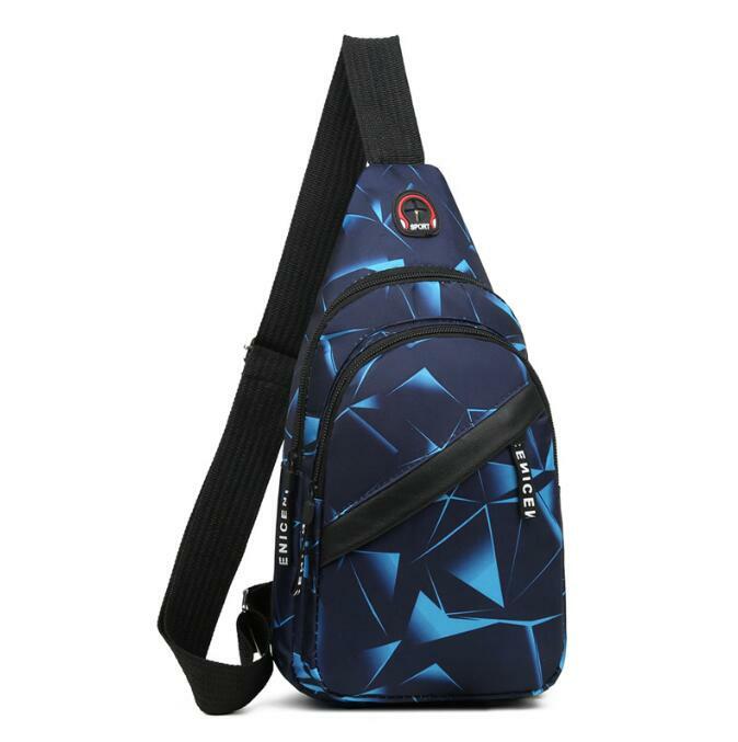 Shoulder Crossbody Bag for Men Short Travel Messenger Chest Bag Light Outdoor Sport Casual Lovers Single Shoulder Bag