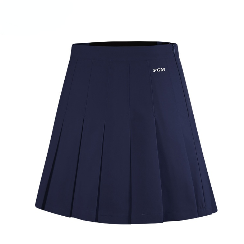 PGM Women Golf Skirts Autumn Women'S Casual Pleated Skirt Athletic Sports Short Skorts Ladies Girl Anti-Exposure QZ071