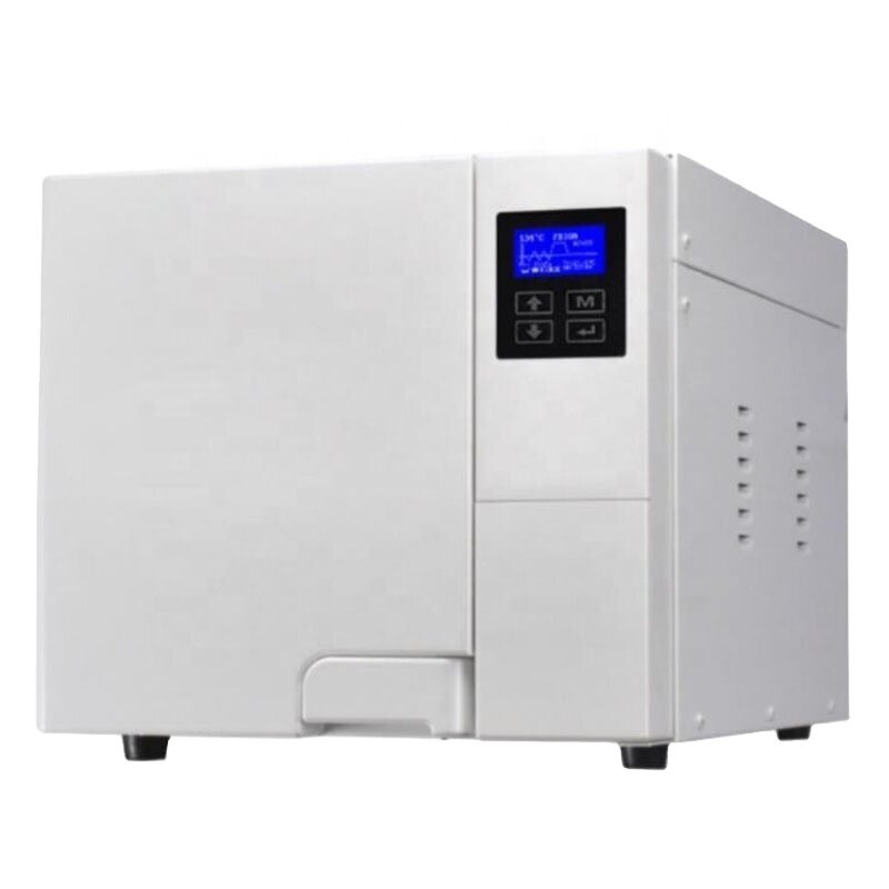 CE Approved Class B Autoclave 8 Liter Small Steam Sterilizer with LCD Display and Optional Built-in Printer