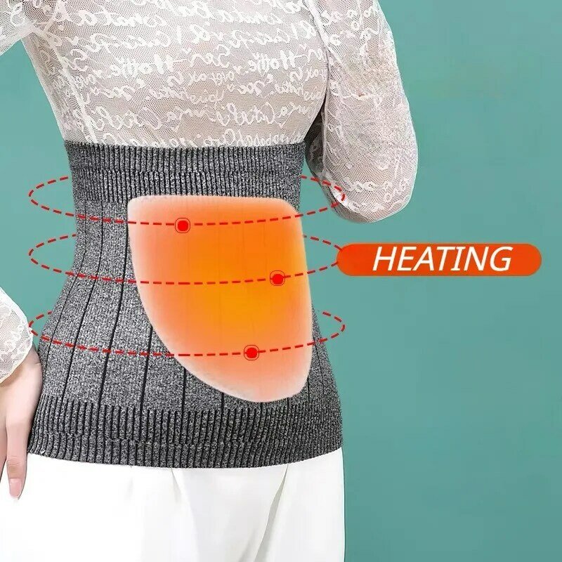 Waist Slimming Warm  Winter Thicked Cover Flesh Strong Heat and Warmth Belt Band Waist Seal Cold Women Cotton Warmer Belt