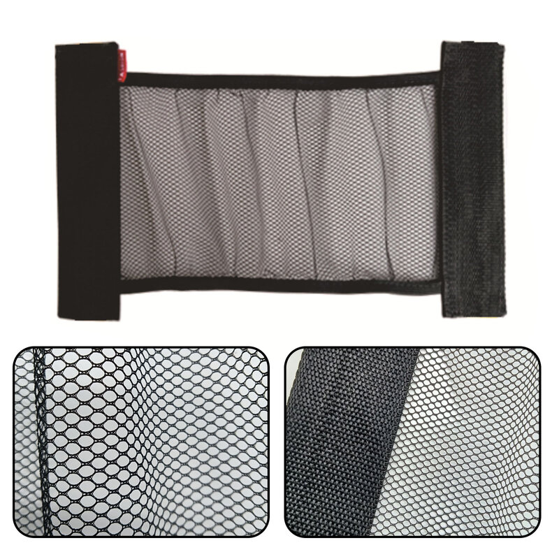 Car Back posteriore tronco di stoccaggio Net Seat corda elastica Net Stick-On Type Mesh Storage Bag Auto Organizer Seat Back Bag S L