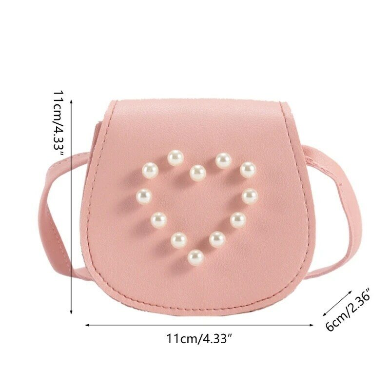 Mini-Quadrattasche für Mädchen, Prinzessinnen-Umhängetasche mit Magnetschnalle, trendige Tasche
