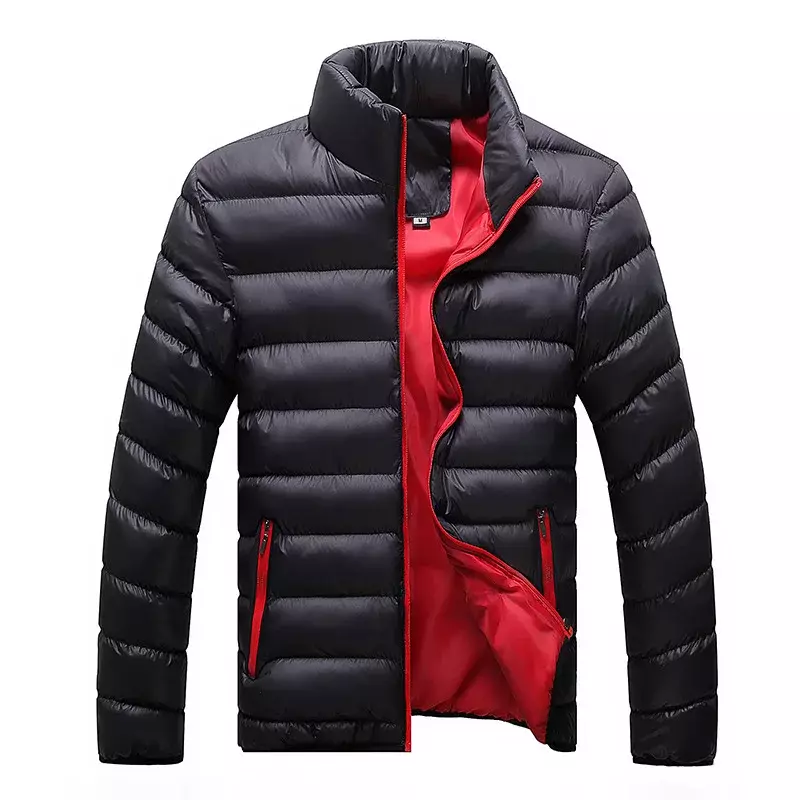 2023 Männer Winter dicken Samt wind dichten Daunen mantel hochwertige männliche wasserdichte große Jacke