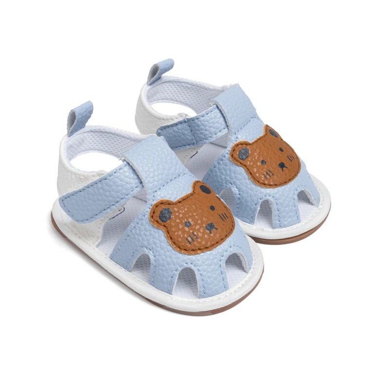 KIDSUN Infant Summer Sandals Baby Boy Girl Shoes Cute Patterns Non-Slip Soles Soft Fashion Color Blocking Casual Baby Shoes