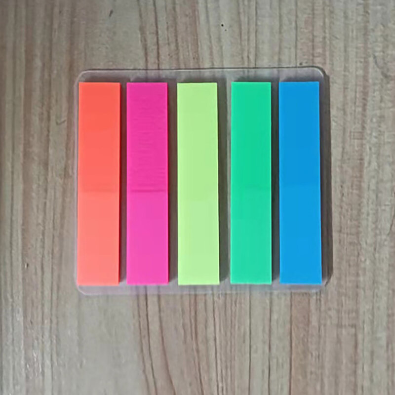 Colorful Translucency Sticky Strips Translucent Color Clear Practical for Documents Reading Notes