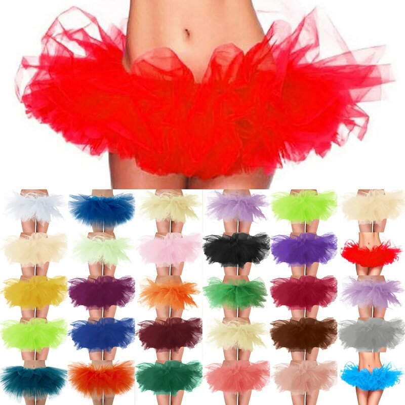 2023 Ballet Dance Fashion Women Party Puffy Skirt Tulle Skirt Cosplay Cute Multiple Colors Available Female Tutu Princess Skirt