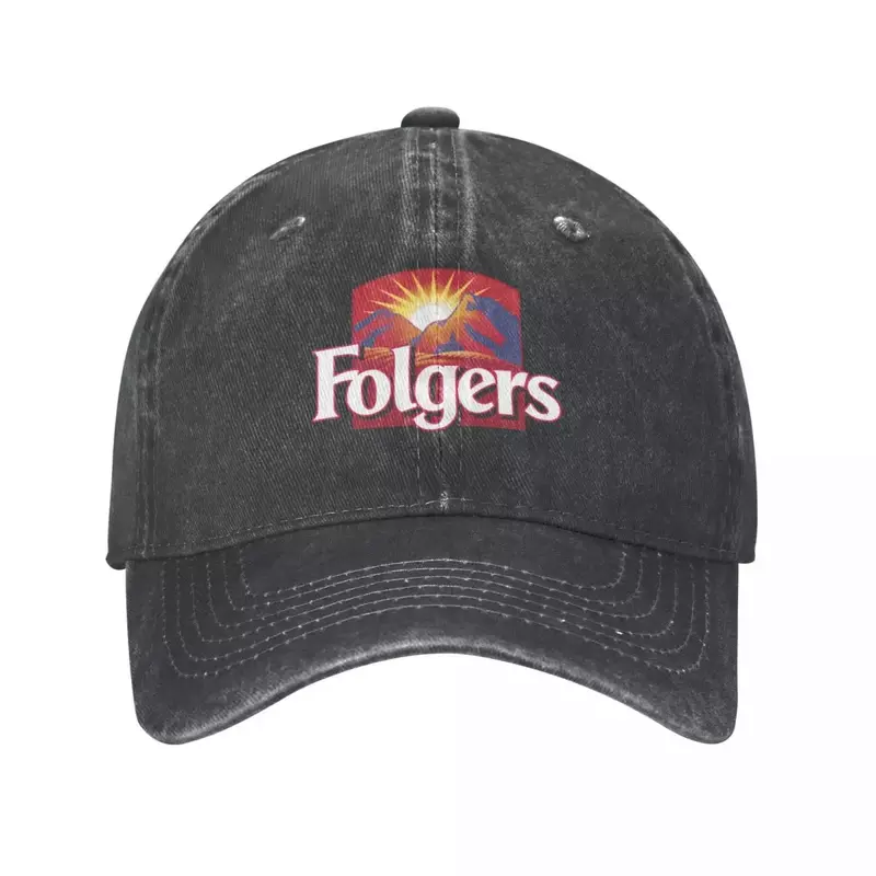 Folgers Coffee COWBOY Hat หมวกตะวันตกหมวกสแนปแบคหมวกสุภาพบุรุษสำหรับผู้หญิงผู้ชาย