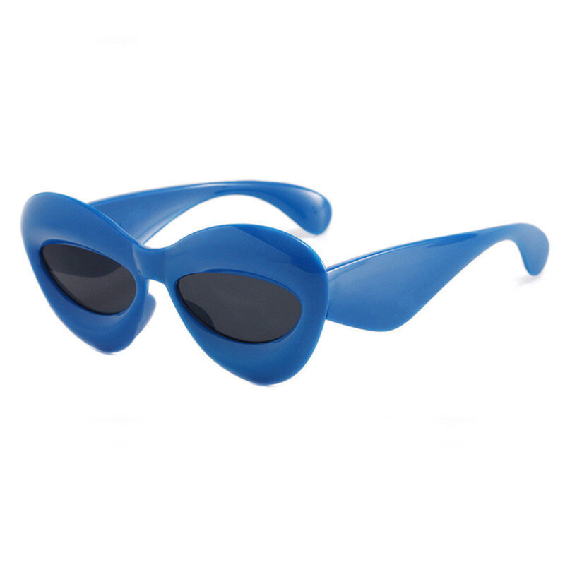 Солнцезащитные очки в большой оправе для мужчин и женщин, брендовые дизайнерские очки, пикантные солнечные очки в форме губ, 1-5 шт.