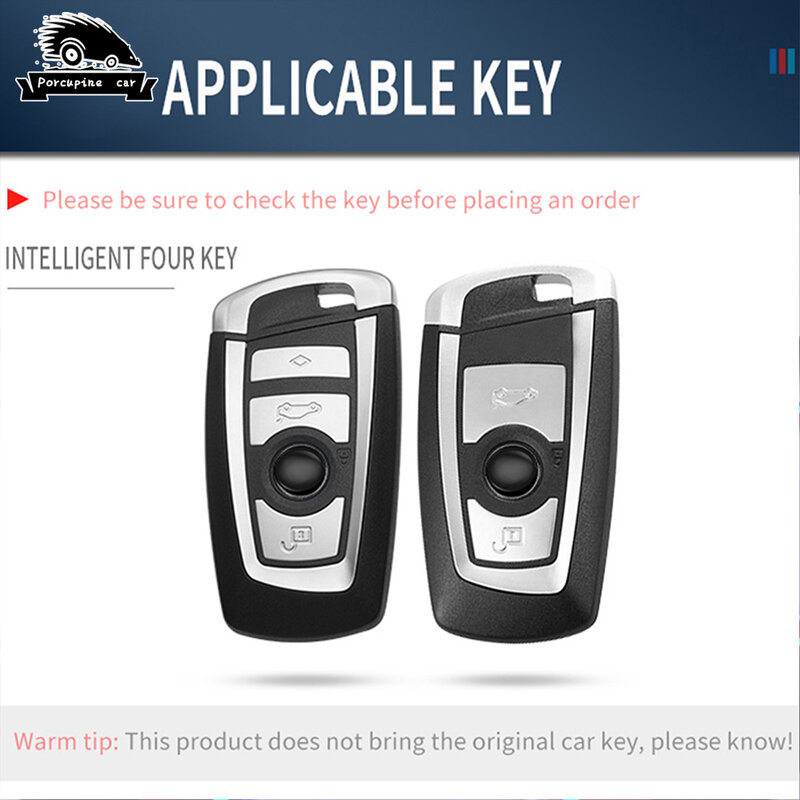 ABS Car Remote Key Case Cover For BMW 1 2 3 4 5 6 7 Series X1 X3 X4 X5 X6 F36 F25 F26 F30 F34 F10 F07 F20 Z10 G30 F15 F16