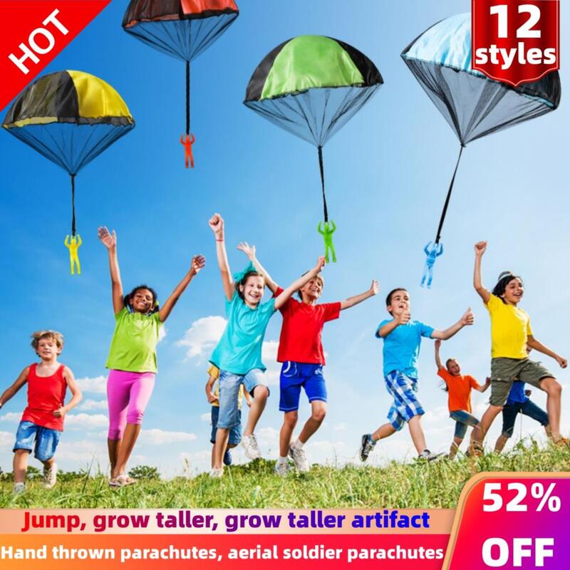 Paracaídas de camuflaje de Mini soldado para lanzar a mano, juego educativo de paracaídas volador, deporte para festival, juguete de regalo para niños