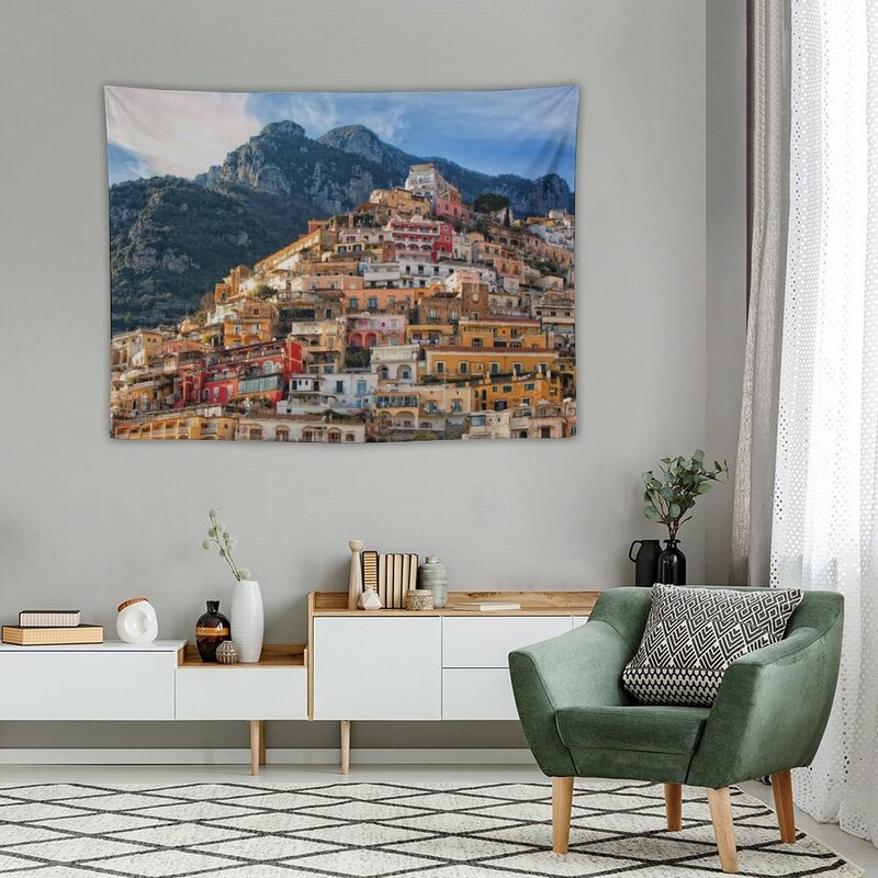 Italien, Positano Tapisserie Tapete für die Wand ästhetische Raum dekoration Dekoration Raum