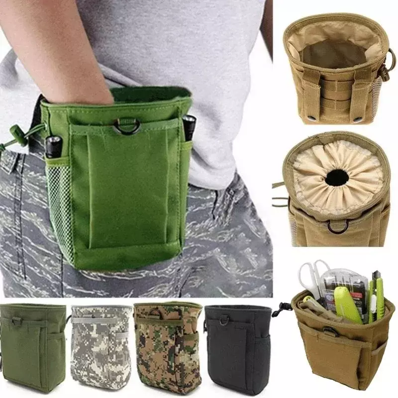 600d Nylon Draagbare Recyclingtas Outdoor Molle Pouch Militaire Rugzak Opknoping Tas Taille Sport Jacht Tactische Tas