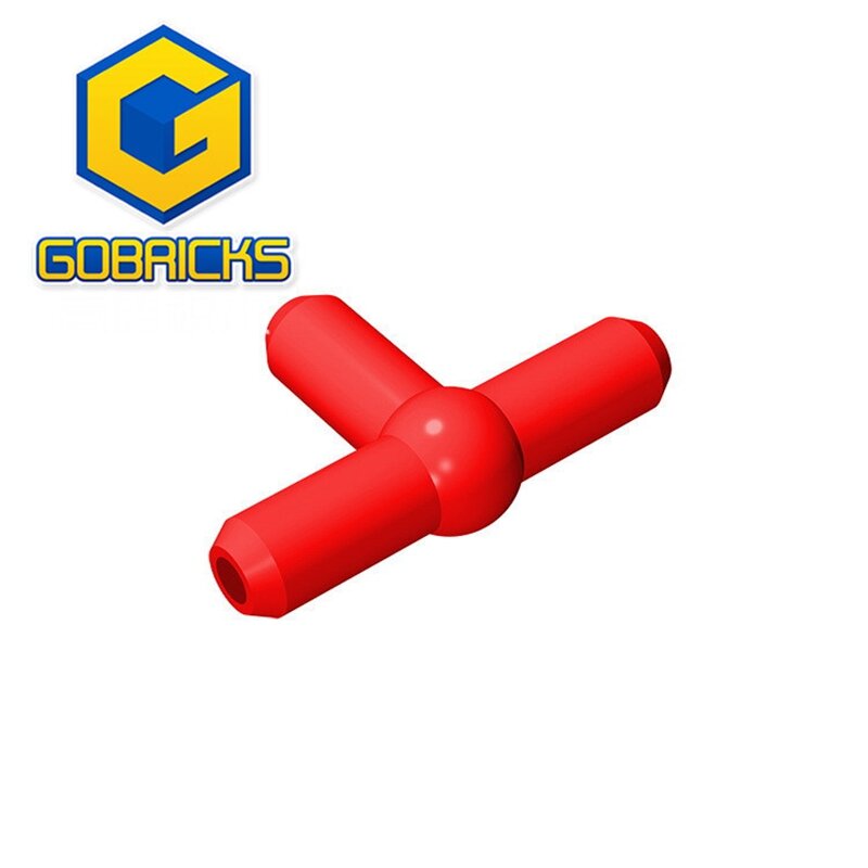 MOC-juego de GDS-1053 para niños, T-PIECE de conexión T neumática de tres vías, compatible con lego 4697, juguetes para niños, bloques de construcción