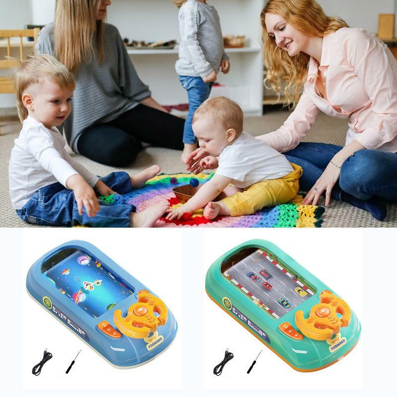Kid Steering Wheel Toy  Car Toys Simulation Driving Simulator Toy Musical Multifunctional Educational Toys Race Car Toy Birthday