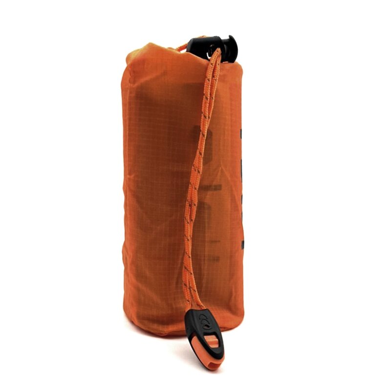 Tenda da sopravvivenza tenda a tubo con borsa in tessuto Paracord per escursionismo, campeggio e Outdoor 95x59 pollici