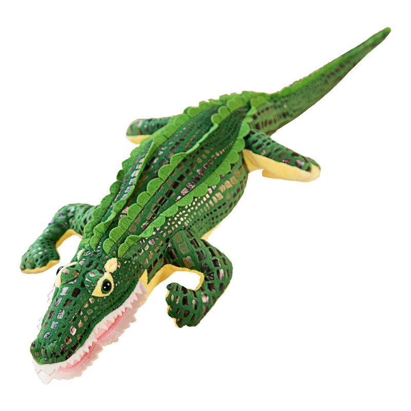 70/90cm Lovely Crocodile Plush Toy Stuffed Animal Realistic Alligator Plushie Dolls  Soft Pillow Boyfriend  Xmas Gifts