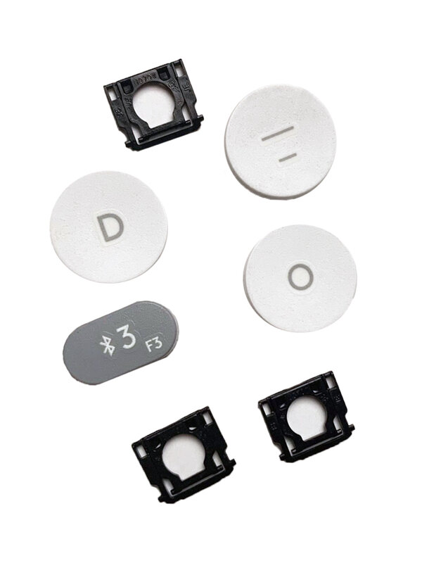 Replacement Brand New Keycap Key Cap Scissor Clip Hinge Rubber Pad Button For Logitech K380 White