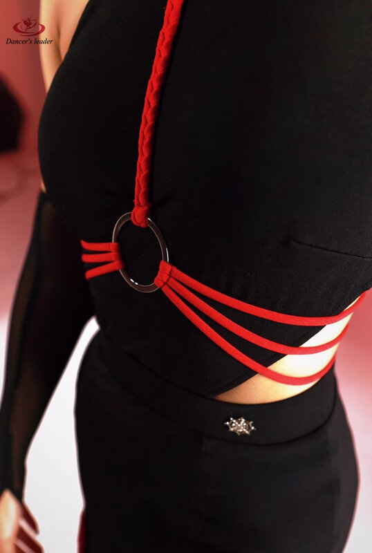 فستان رقص لاتيني مع وسادة صدر ، ملابس داخلية ، تصميم شرابة ، تنورة أداء ديناميكية ، ملابس بلاكبول