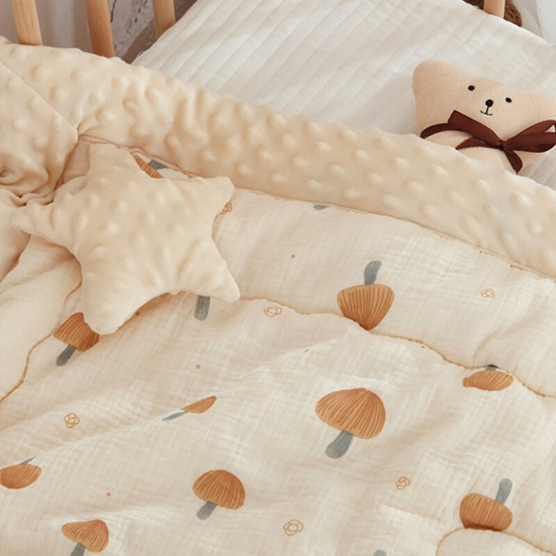 Детское пеленальное одеяло, осенне-зимнее полотенце для маленьких мальчиков и девочек, дышащее двустороннее уютное постельное