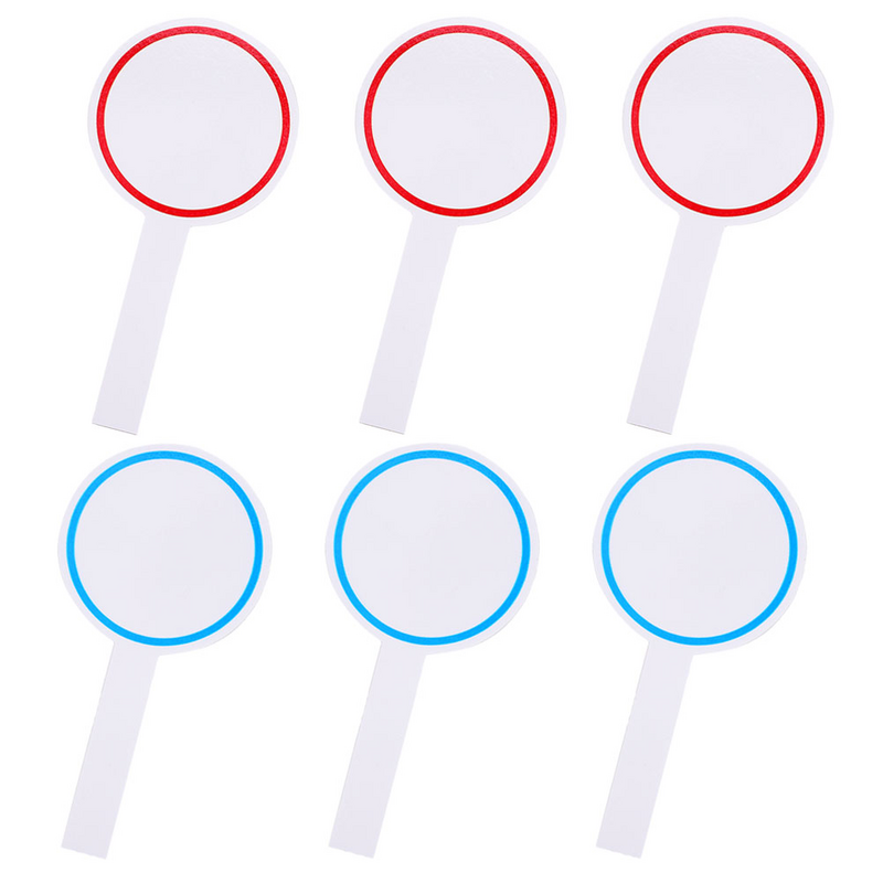 Tabellone segnapunti vuoto tabellone segnapunti portatile cancellabile a secco risposta Paddle White Board Paddle su un lato