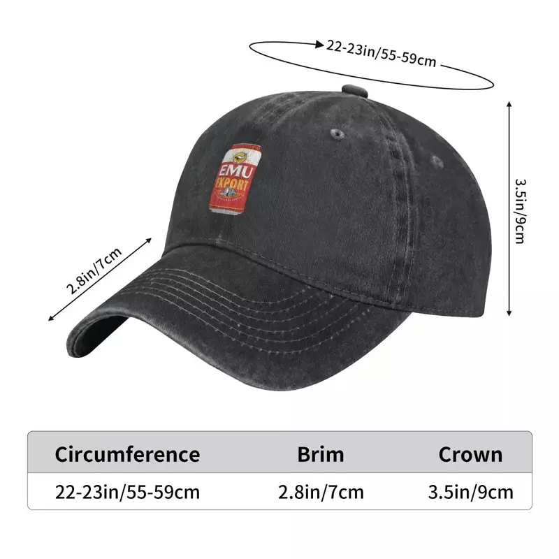 Hand-drawn Emu Export can Cowboy Hat Sun Hat For Children Golf Cap Women's Hats For The Sun Men's