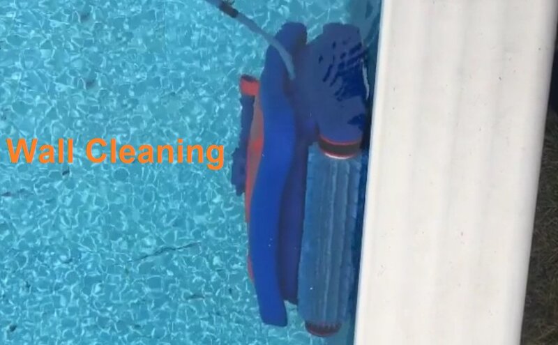 Nettoyeur de piscine robotique intelligent, haute embauche, aspiration de bain