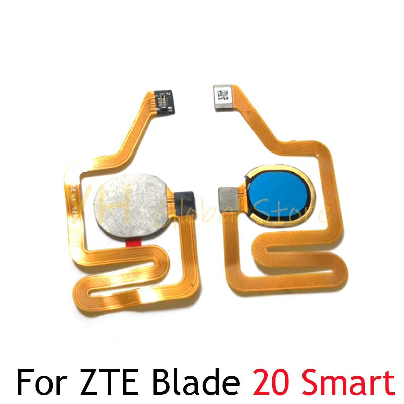 Für zte blade 20 smart/v smart 1050/v1050 Finger abdruck leser Touch-ID-Sensor Rückgabe schlüssel Home-Taste Flex kabel Ersatzteile