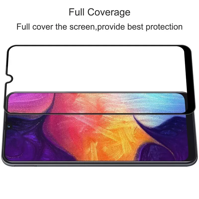 9D HD ป้องกันสำหรับ Samsung Galaxy A50 A40 A30ป้องกันหน้าจอแก้วสำหรับ Galaxy Gelaksi 50 40 30
