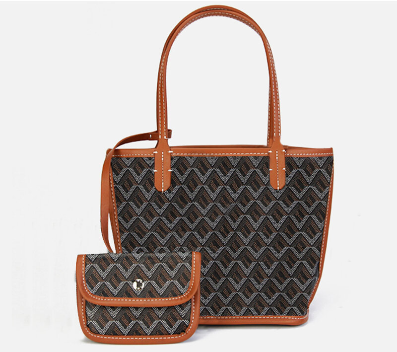 جويا-حقيبة كتف واحدة صغيرة ، حقيبة تسوق كبيرة السعة ، مصنوعة من الجلد ، مزدوجة الجانب ، للأم