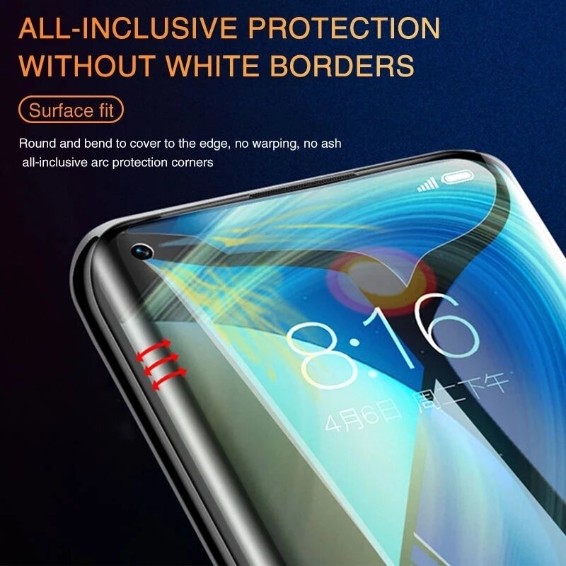 ฟิล์มปกป้องป้องกันเต็มพื้นที่สำหรับ Realme 7 6 Pro 6 7 5G 7i 5 3 2ป้องกันหน้าจอสำหรับ Realme X2 Pro x3 X7 X50 5G XT ฟิล์ม