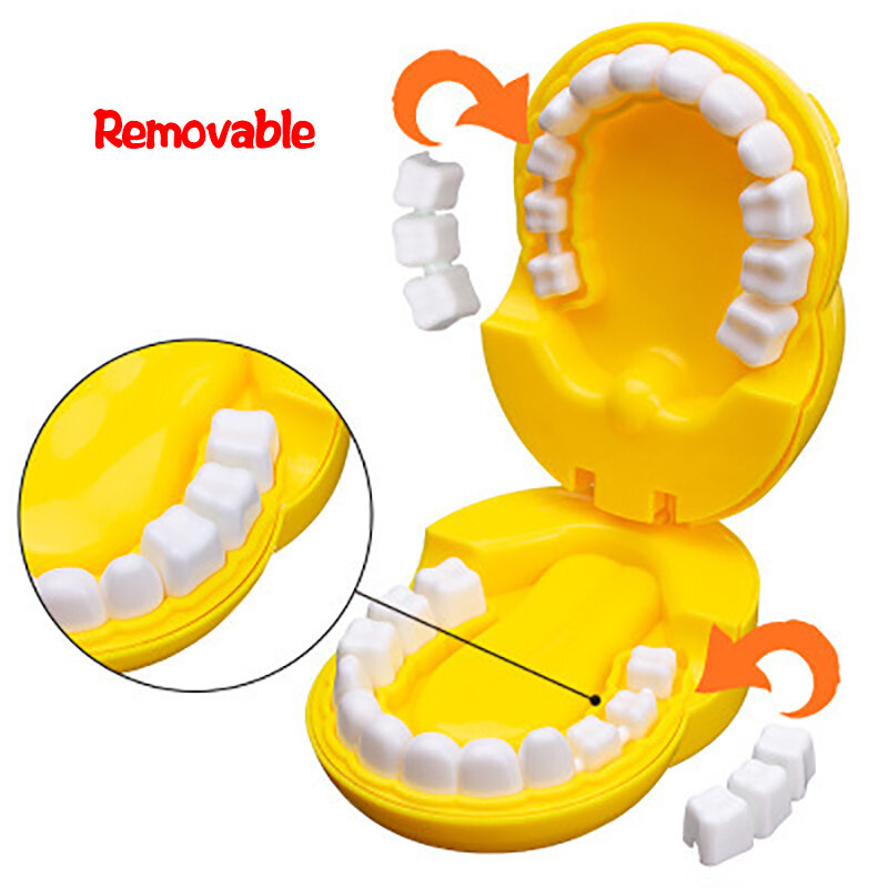 1Pc Kids Pretend Play Toy Dentist Check Teeth Model Kit Educational Role Play Simulation Learing Toys For Children