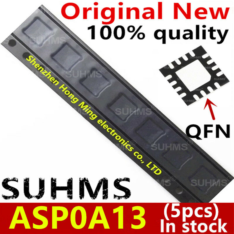 (5 peças) 100% novo aspasp0a13 com QFN-16