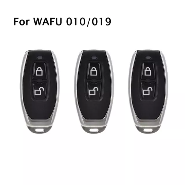 433MHz Remote Kontrol Kunci Pintu Remote Control untuk WAFU-010 WAFU-019 Tak Terlihat Kunci Pintu