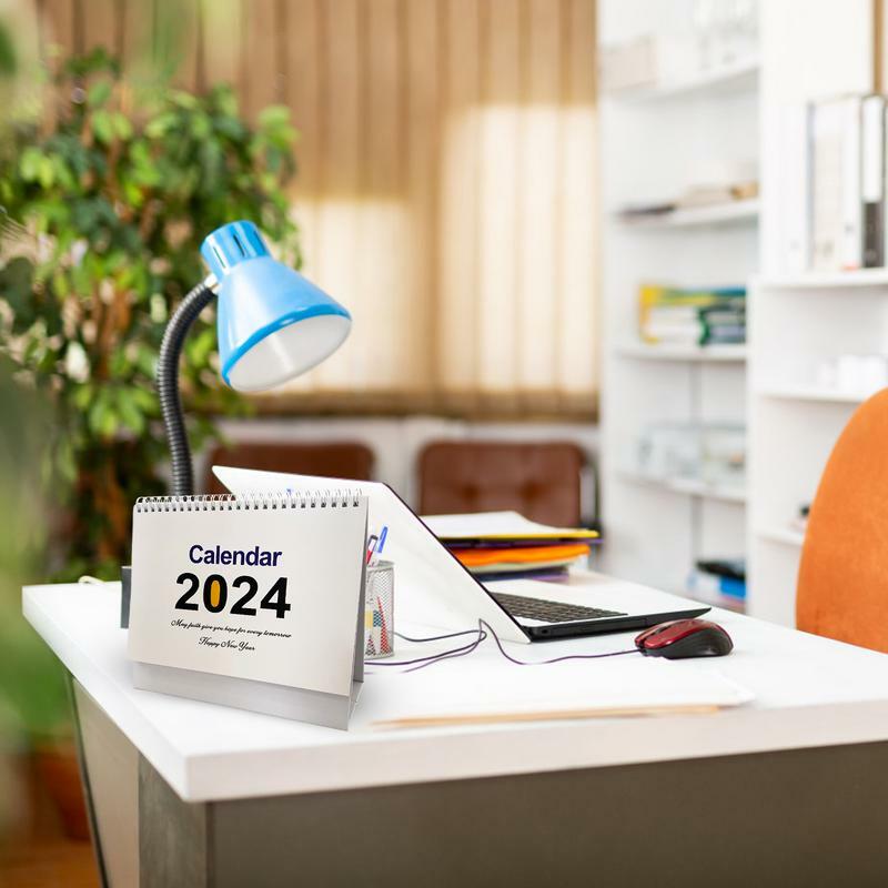 Tischplatte Dekor Schreibtisch Kalender 2024 stehend Desktop-Kalender-Kalender Büro Home Desk Dekoration