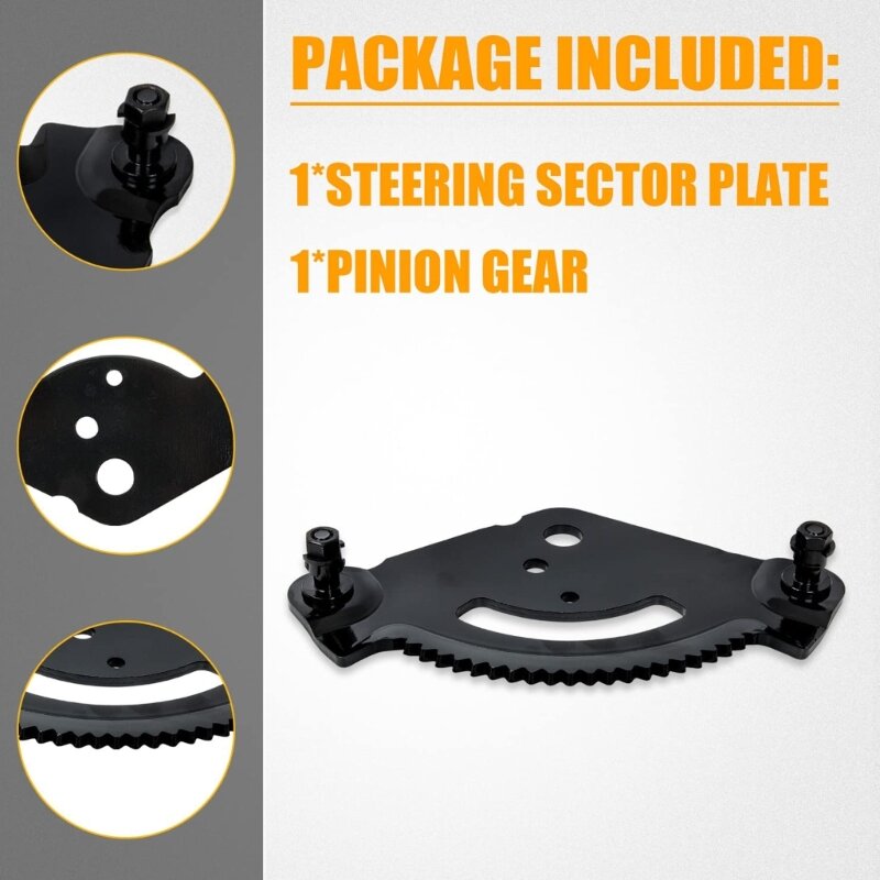 Stuursector Gear Plate & Pinions Gear voor LT1042 LT1046 LT1050 Carburateur