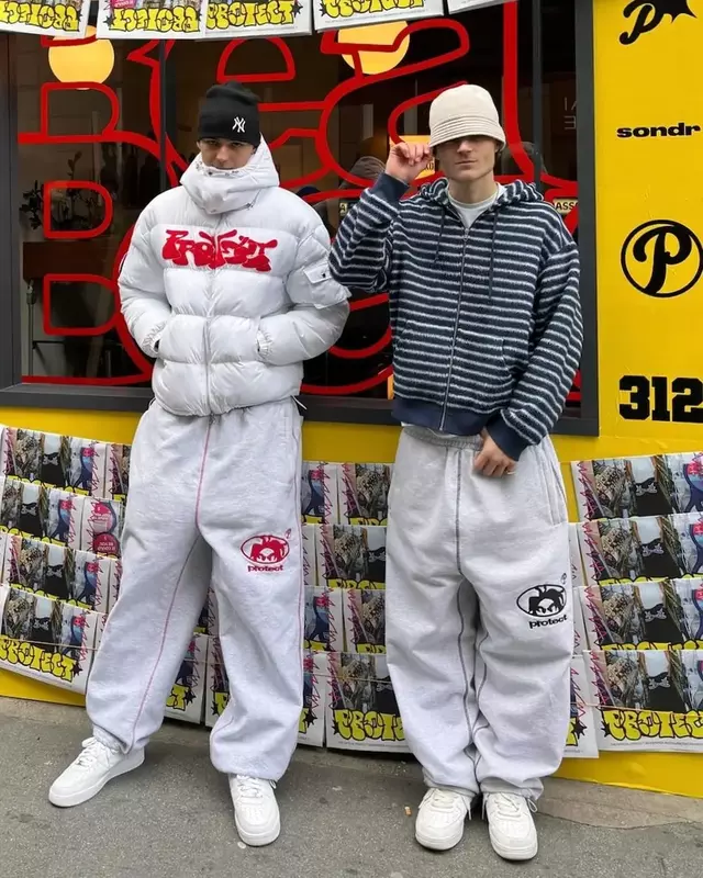 Męskie długie spodnie Cargo Streetwear joggersy męskie Y2k casualowe spodnie policyjne spodnie robocze męskie Harajuku w koreańskim stylu moda uliczna merykańskie