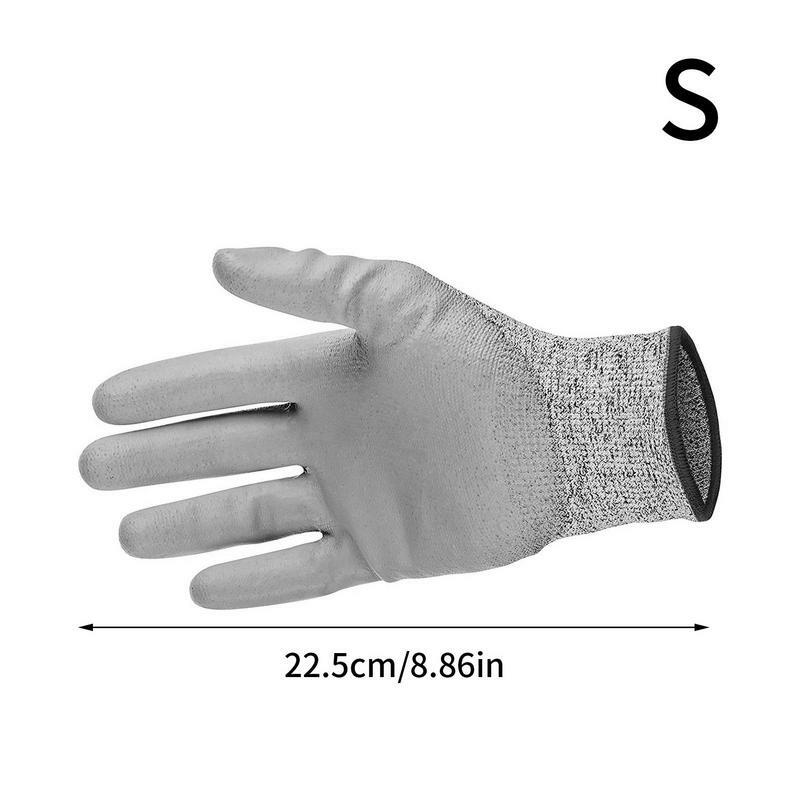Sarung tangan Anti potong, sarung tangan keselamatan Anti gores Anti gores untuk industri kekuatan tinggi 2023 tingkat 5