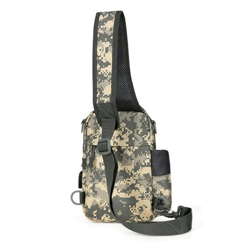 Unisex Fashion duża pojemność torba na klatkę piersiową taktyczna wojskowa piesze wycieczki wspinaczka torby podróżne wielofunkcyjne wędkarstwo polowanie torby Camo