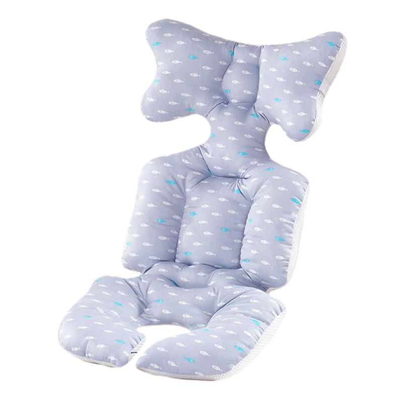 Cojín antideslizante para cochecito de bebé recién nacido, almohadillas de asiento transpirables, alfombrilla gruesa para carrito