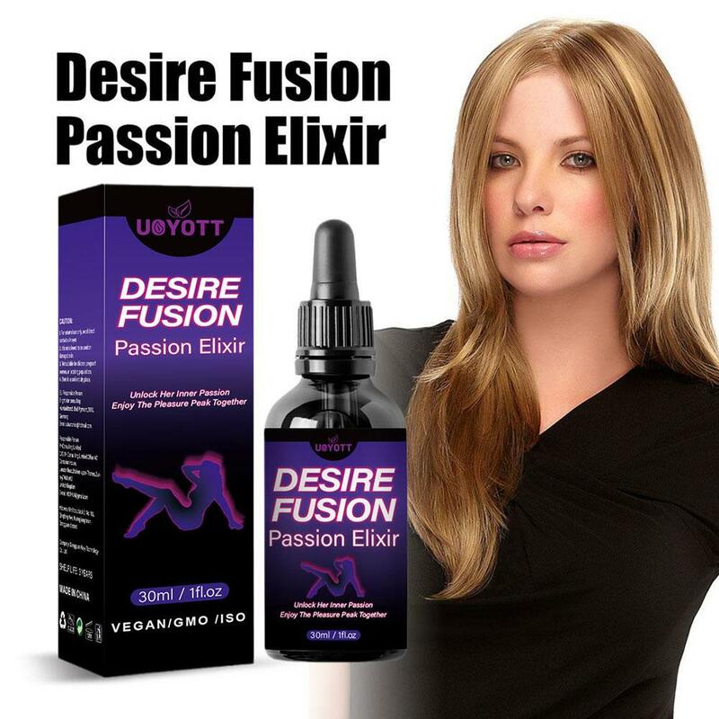Desire Fusion Passion Elxir Libido Booster para mulheres, melhorar a autoconfiança, aumentar a atratividade, inflamar o amor, faísca, 5pcs
