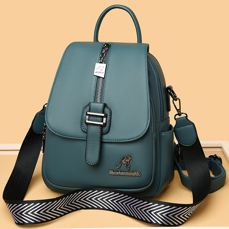 Women Backpack High Quality Leather Backpack Fashion School Bags For Teenage Girls New Trend Shoulder Bag Travel Bagpack Mochila