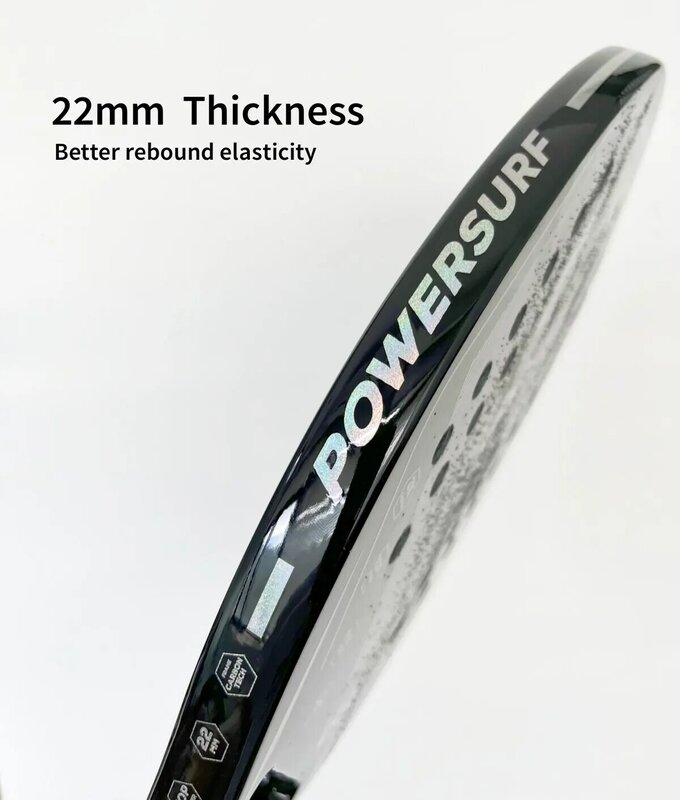 Ракетка для пляжа и тенниса Camewin 3K, голографическая полностью углеродная рамка, Женский комплект для мужчин, противогрубая обработка поверхности для начинающих