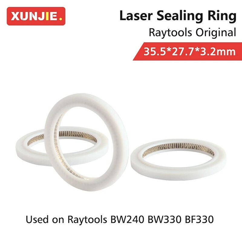 Raytools 파이버 레이저 헤드에 사용되는 보호 렌즈용 스프링 씰 링, 35.5x27.7x3.2mm, BW240 BW330 BF330