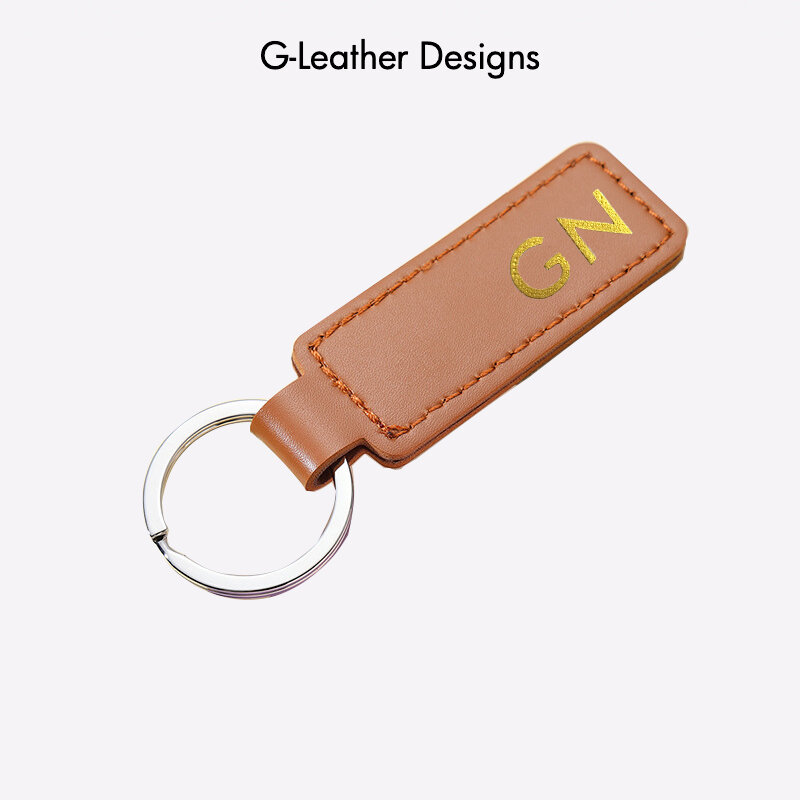 Freies Custom Buchstaben DIY Geschenk Personalisierte Initialen PU Leder Schlüssel Abdeckung Halter Familie Tür keyChain