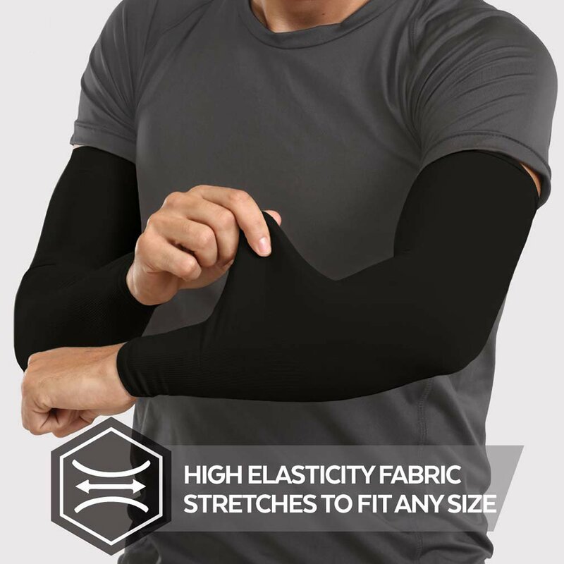 УФ-защита, охлаждающие рукава Upf 50, компрессионные солнцезащитные рукава для мужчин и женщин, для баскетбола, бега, велоспорта, рыбалки, гольфа
