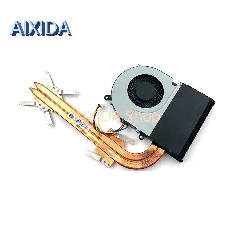 AIXIDA-Radiador Original para Lenovo IdeaPad G700, G710, Refrigeração portátil, Dissipador de calor com ventilador, 13N0-B5A0A11, 13N0-B5A0A12