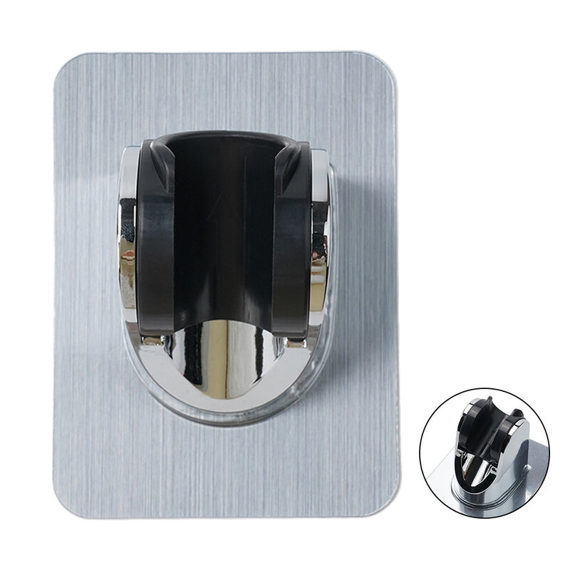 Pemegang kepala pancuran, aksesori kamar mandi braket Pancuran terpasang di dinding dengan 7 kecepatan dapat disesuaikan