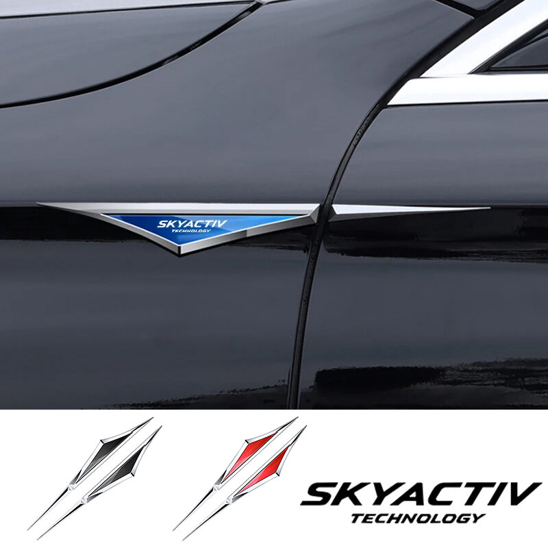 2pcs Car decorative for Mazda skyactive 3 5 6 8 cx3 cx4 cx5 cx7 cx8 cx9 cx30 mx5 rx8