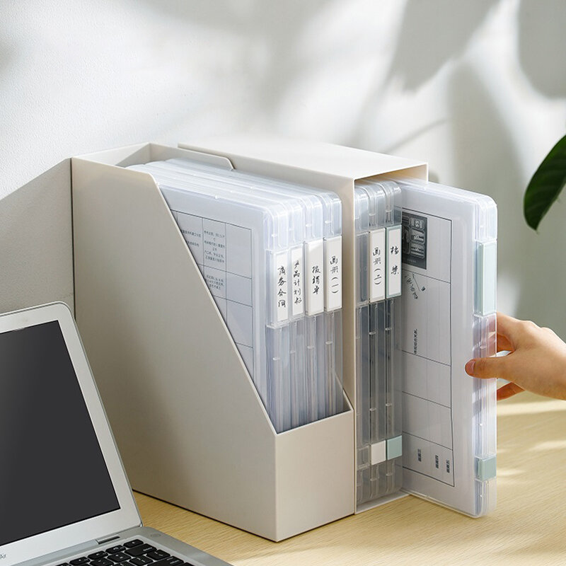 オフィスデスクトップ並べ替えボックス、ポータブル収納ボックス、a4ペーパーファイル、アーカイブ、データ